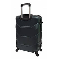 Набір валіз на колесах Bonro 2019 - 3 шт смарагдовий (S+M+L) пластикові з кодовим замком і висувною ручкою, фото 5