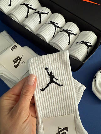 Набір спортивних шкарпеток Jordan (41-44) 6 пар в коробці, фото 2
