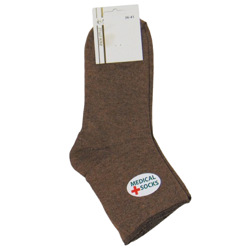 Шкарпетки без гумки 36-41 капучино Rich Style, фото 1