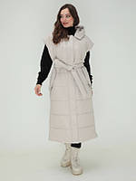 Стильний жіночій  довгий легкий  демісезонний жилет  ''Клерма''