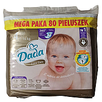 Підгузки Dada Premium extra care 4 (7-16кг) 80шт