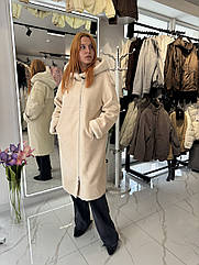 Жіноча дублянка екозамша з екобаркою.