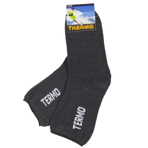 Чоловічі шкарпетки без гумки термо з махро р.27-29 сірі Твій Стиль, фото 1