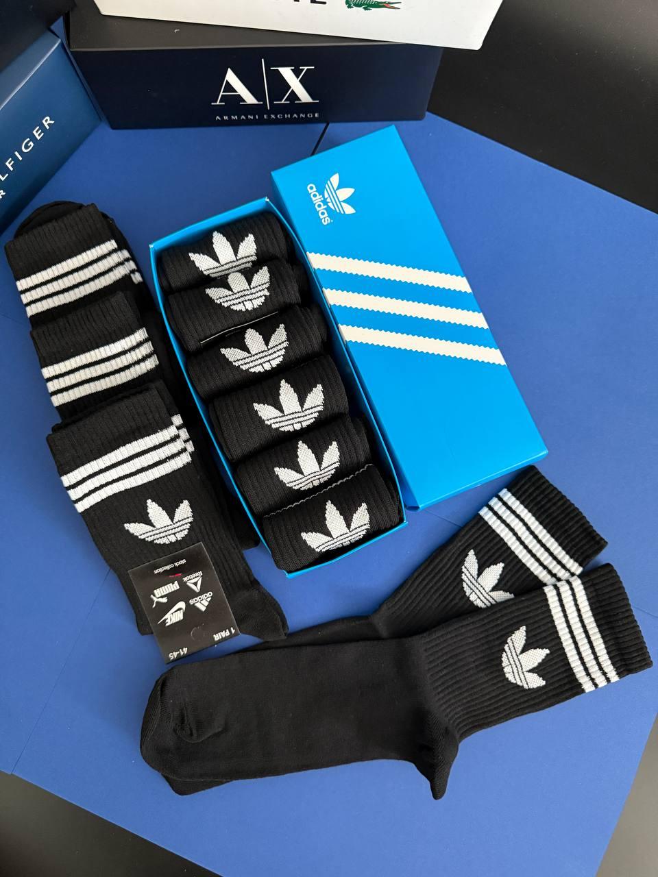 Набір спортивних шкарпеток Adidas (41-44) 6 пар в коробці