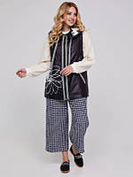 Стильний жіночій   легкий   жилет демісезонний з принтом ''Татті''