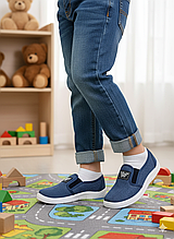 Дитячі капці в садку та для дому, текстильне взуття для хлопчиків Waldi. Розмір: 32