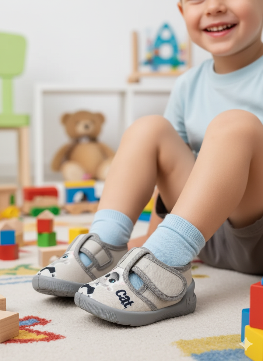 Дитячі капці в садку та для дому, текстильне взуття для хлопчиків Waldi. Розмір: 18-20, фото 1