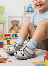 Дитячі капці в садку та для дому, текстильне взуття для хлопчиків Waldi. Розмір: 18-20