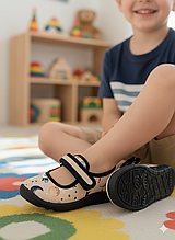 Дитячі капці в садку та для дому, текстильне взуття для хлопчиків Waldi. Розмір: 21-26