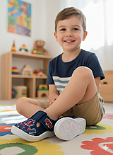 Дитячі капці в садку та для дому, текстильне взуття для хлопчиків Waldi. : 25