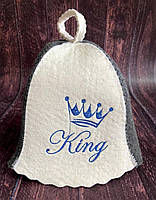 Шапка для сауни "King" *Король)