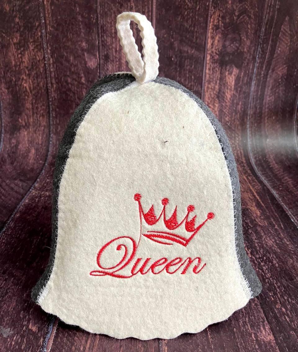Шапка для сауни "Qwen" *Королева)