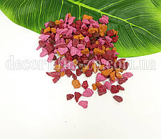 Каменці для декору фарбовані 0,3-1,5см, (упаковка 500г) . Асорті