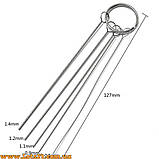 Набір для чистки карбюратора інструменти шомполи щітки щупи для чищення  авто мотоциклів прочистка жиклерів 10в1, фото 4