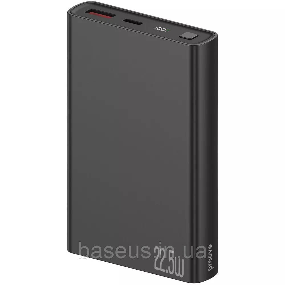 Універсальна мобільна батарея Proove Hyper Flux Plus 22.5 W 10000 mAh Black (PBF122120001), фото 1
