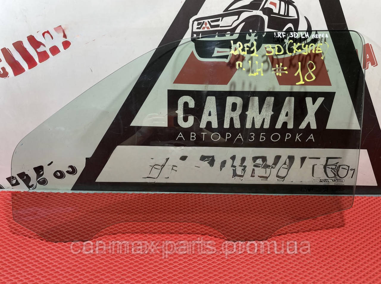 Скло передніх лівих дверей Land Rover Freelander 1 3 дверний КУПЕ 1997-2006 б/у ОРИГИНАЛ, фото 1