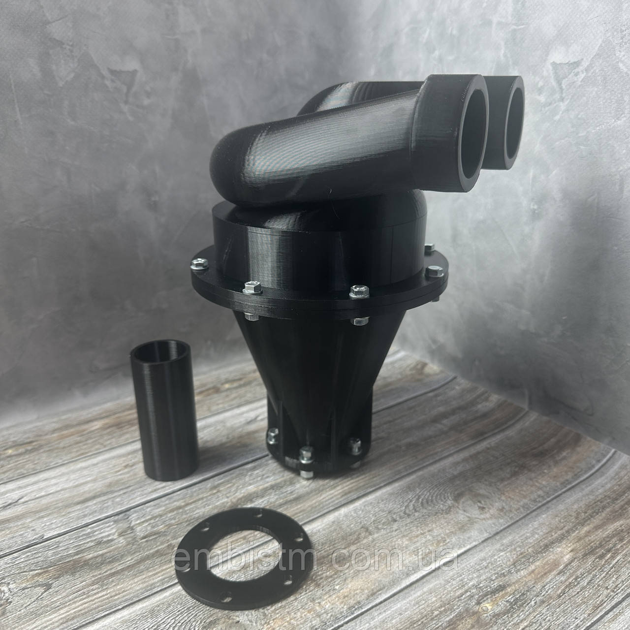 Циклон Фільтр для будь-якого пилососа сепаратор пилу та стружки пиловідведення будівельний, фото 1