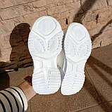 Кросівки дитячі високі блискавка + липучка, білі, фото 3