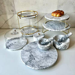 Мармурові аксесуари для дому та кухні