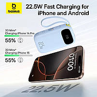 Павебанк Baseus 22.5W EnerFill FC31 Qpow3 20000mAh Power Bank(P10082107123-00), фото 6