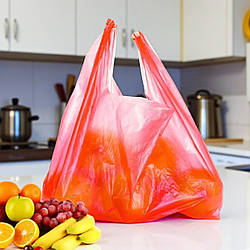 Пакет Майка №1 22x38 см 50 шт рожева