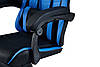 Крісло комп'ютерне Форест чорно-синє (крісло геймерське), фото 6