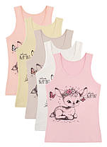 Майки дитячі для дівчаток ТМ Donella оптом р.2/3 роки (98-104 см)