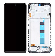 Дисплей Xiaomi Redmi Note 12 4G / Note 12 5G / Poco X5 5G чорний Екран з сенсором (модуль) OLED + рамка