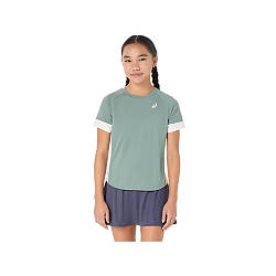 Футболка Asics GIRLS TENNIS SS TOP MONUMENT BLUE/CREAM (L) 2044A045-400 L