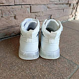 Кросівки дитячі THE BEST високі на липучці з LED підсвічуванням, колір білий, фото 4