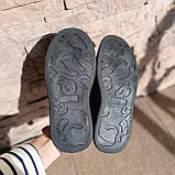 Кросівки дитячі на липучці з LED підсвічуванням, колір чорний, фото 7