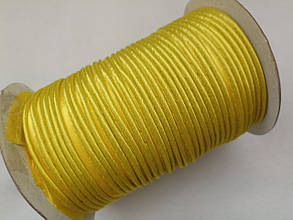 Кант для шиття атлас, жовтий