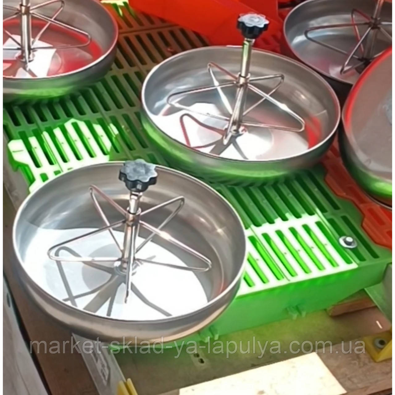 Годівниця для поросят з нержавійки(28,5 см), фото 1