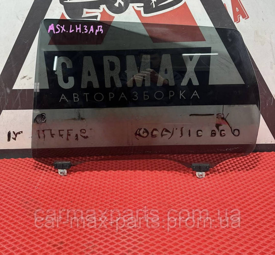 Скло заднього лівого дверей Mitsubishi ASX Outlander Sport 2010- б/у Оригінал, фото 1