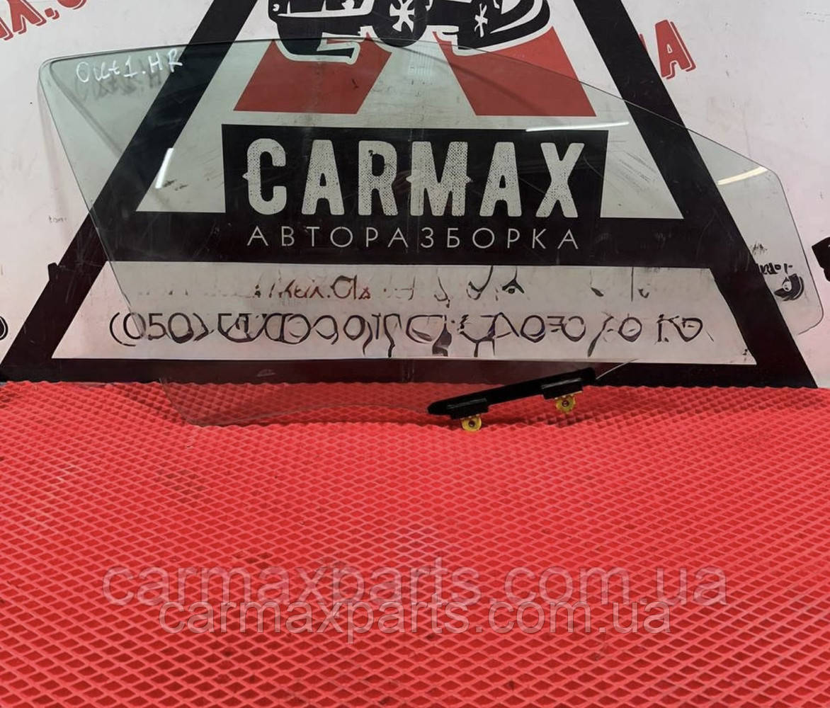 Скло передніх правих дверей Mitsubishi Outlander 1 CU 03-08 б/у Оригінал, фото 1