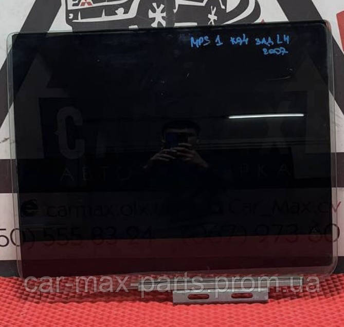 Скло задньої Ліви Двері Mitsubishi Pajero Sport 1 97-08 б/У Оригінал, фото 1