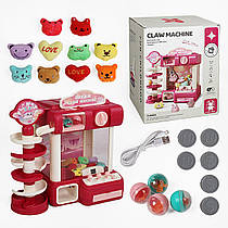 Ігровий автомат G 228 A Штрих = 98929 (6) підсвічування, мелодії, м’які іграшки, кульки, від батарейок/мережі, гра з кулькою,