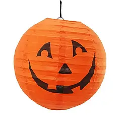 Підвісний декор 20 см Гарбуз (жовтогарячий)