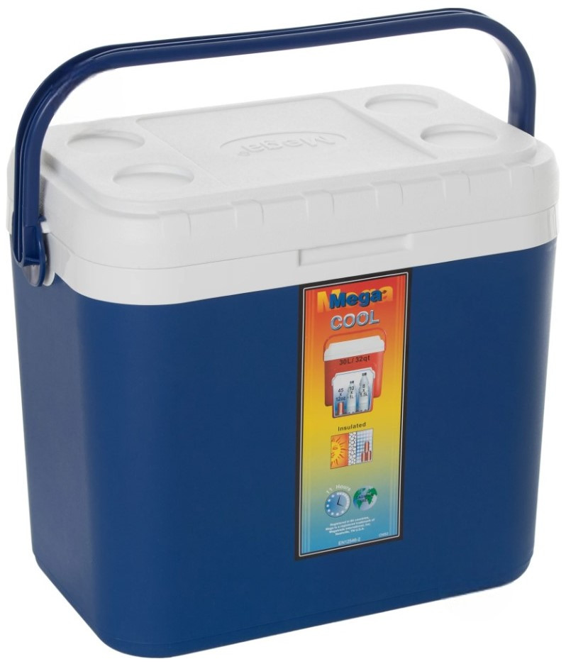 Термобокс Mega 30 л, синій