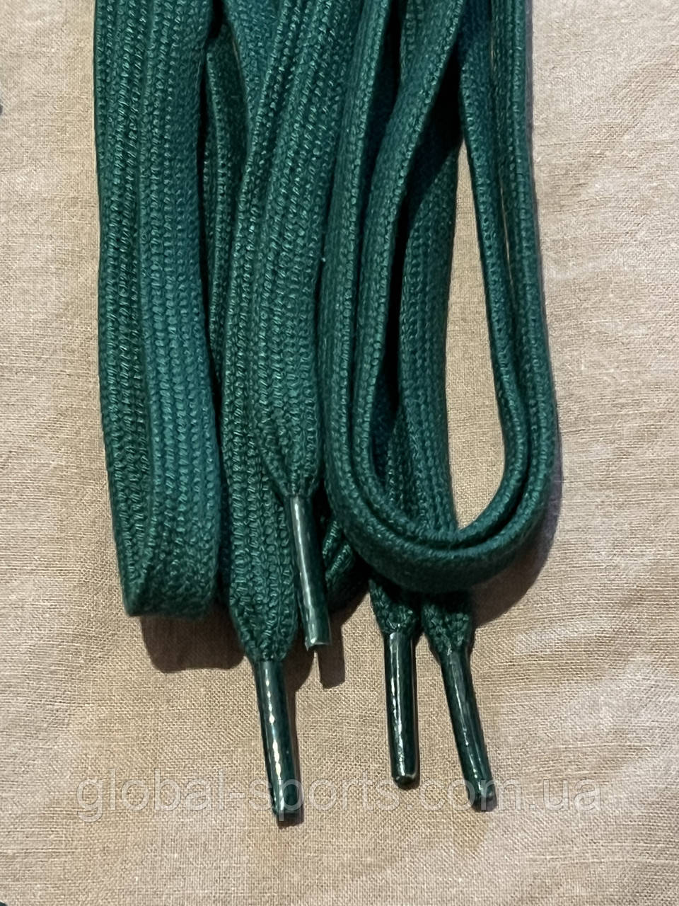 Зелені плоскі шнурки Adidas Originals (Артикул: 025) тільки Оригінал, фото 1