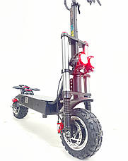 Двомоторний Електросамокат Tesla 6000 (6000W, 60V, 36Ah) Чорний NFC kart NEW, фото 4