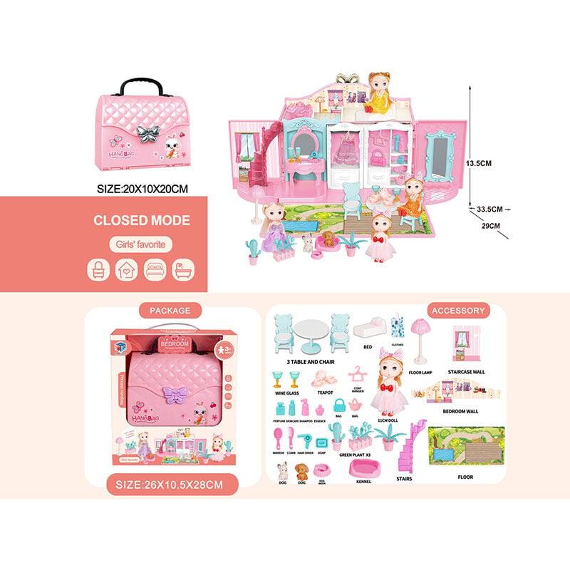 Будиночок 6688-52 (36) лялька, меблі, улюбленці, в коробці