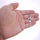 Срібний хрестик чоловічий. Православний кулон оберіг дитячий, фото 2