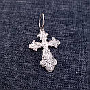 Срібний хрестик чоловічий. Православний кулон оберіг дитячий, фото 5