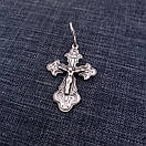 Срібний хрестик чоловічий. Православний кулон оберіг дитячий, фото 7