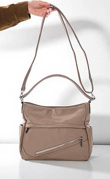 Сумка жіноча бежева код 7-711