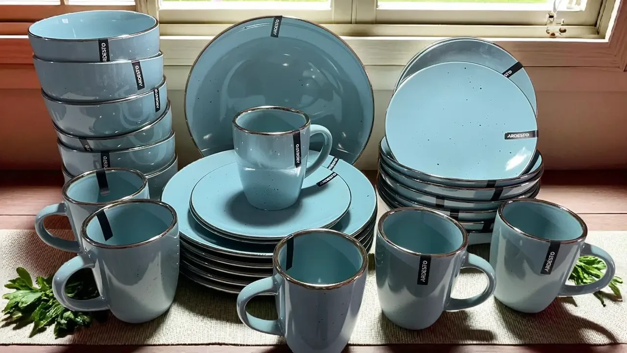 Сервіз Ardesto Bagheria 24 предмета WGC Misty Blue