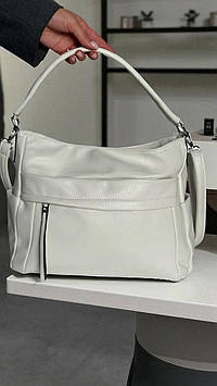 Сумка жіноча біла код 7-712