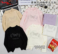 Гольф дитячий рубчик зі стразами стійка на дівчинку 3-7 років (6 кв) "FUNTIK" купити гуртом в Одесі на 7 км