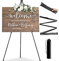 Підставка для мольберта 160 см, складаний телескопічний підлоговий, тринога для полотна, регульований штатив для художника